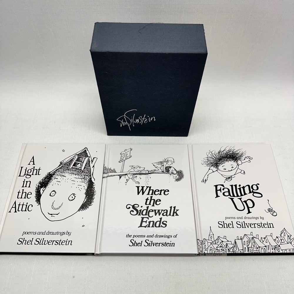 Harper Collins Shel Silverstein Poems And Drawings 3 Hardcover Book Set